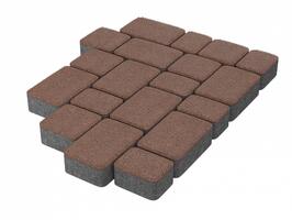  Тротуарная плитка Stellard Старый город 40 мм Капучино: внешний вид